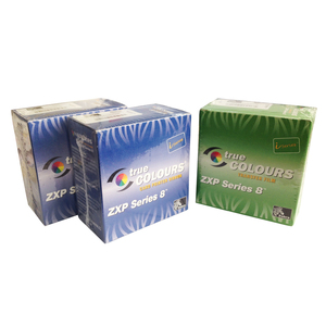 斑马ZXP Series 8证卡打印机彩色带800012-445C转印膜800012-601C(1)