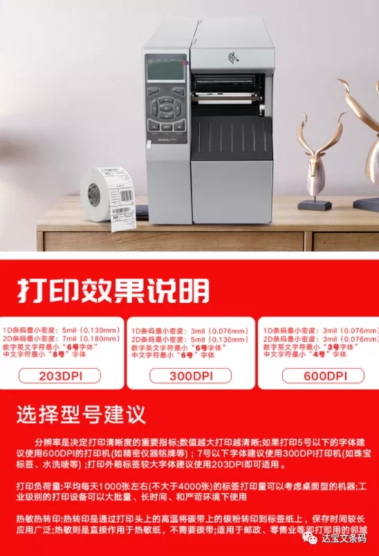 斑马ZT510、ZT610、ZT620与ZT421四款打印机有何区别？ 达宝文（深圳）自动识别有限公司